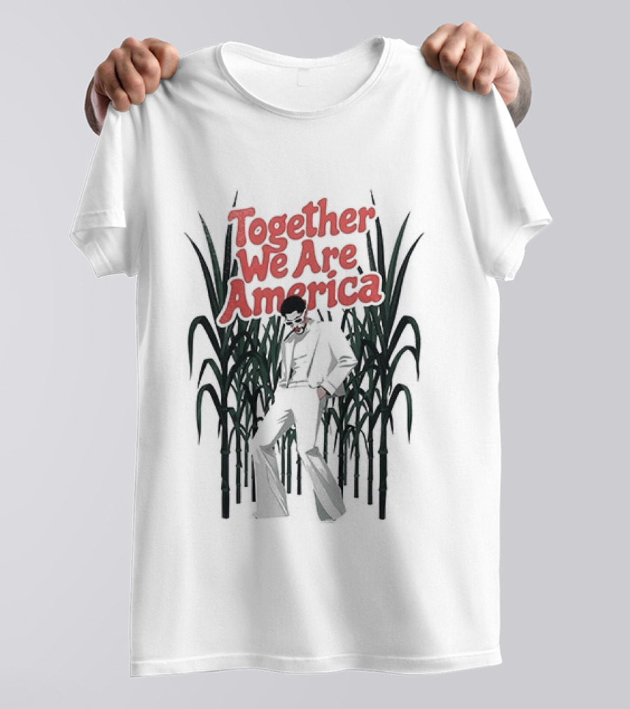 Together We Are America The Only Thing More Powerful Than Hate Is Love T-Shirt