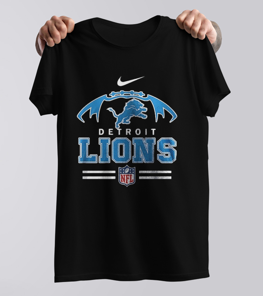 Detroit Lions Grumpy Old Caterpillar Operator NFL Nike T-Shirt