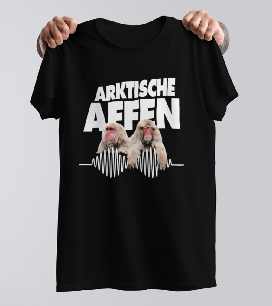 Arktische Affen Snow Monkeys Soundwave T-Shirt