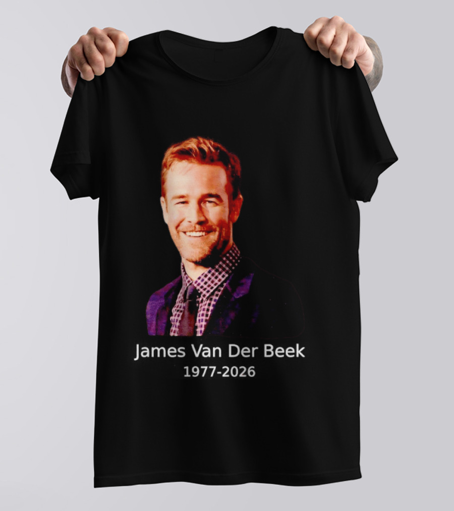 RIP James Van Der Beek James Vanderbeek T-Shirt