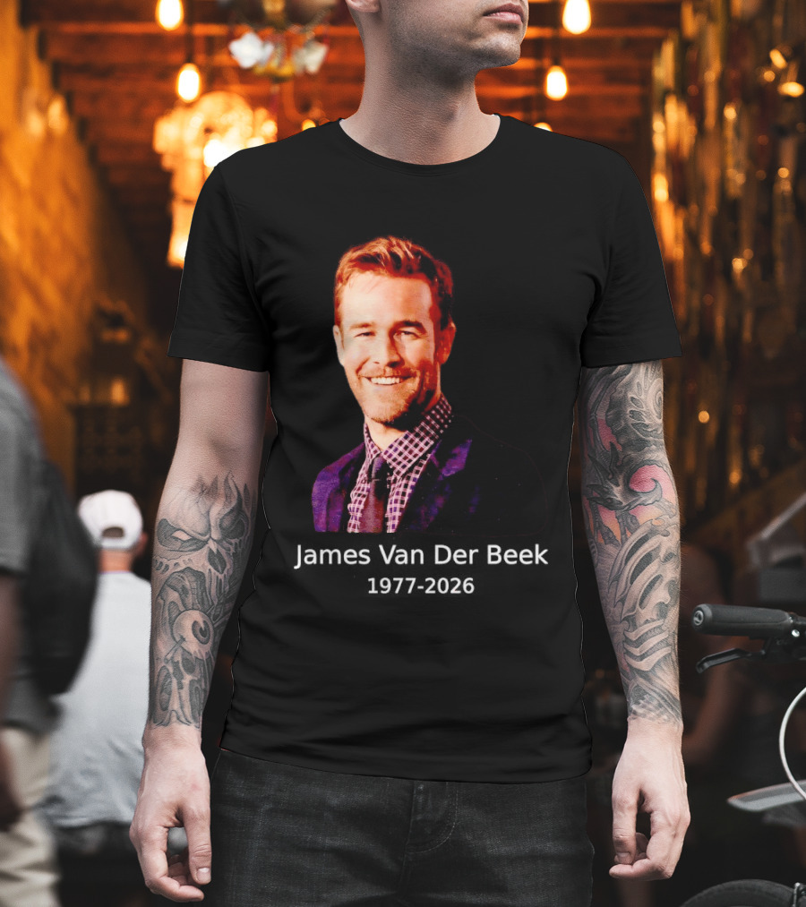 RIP James Van Der Beek James Vanderbeek T-Shirt