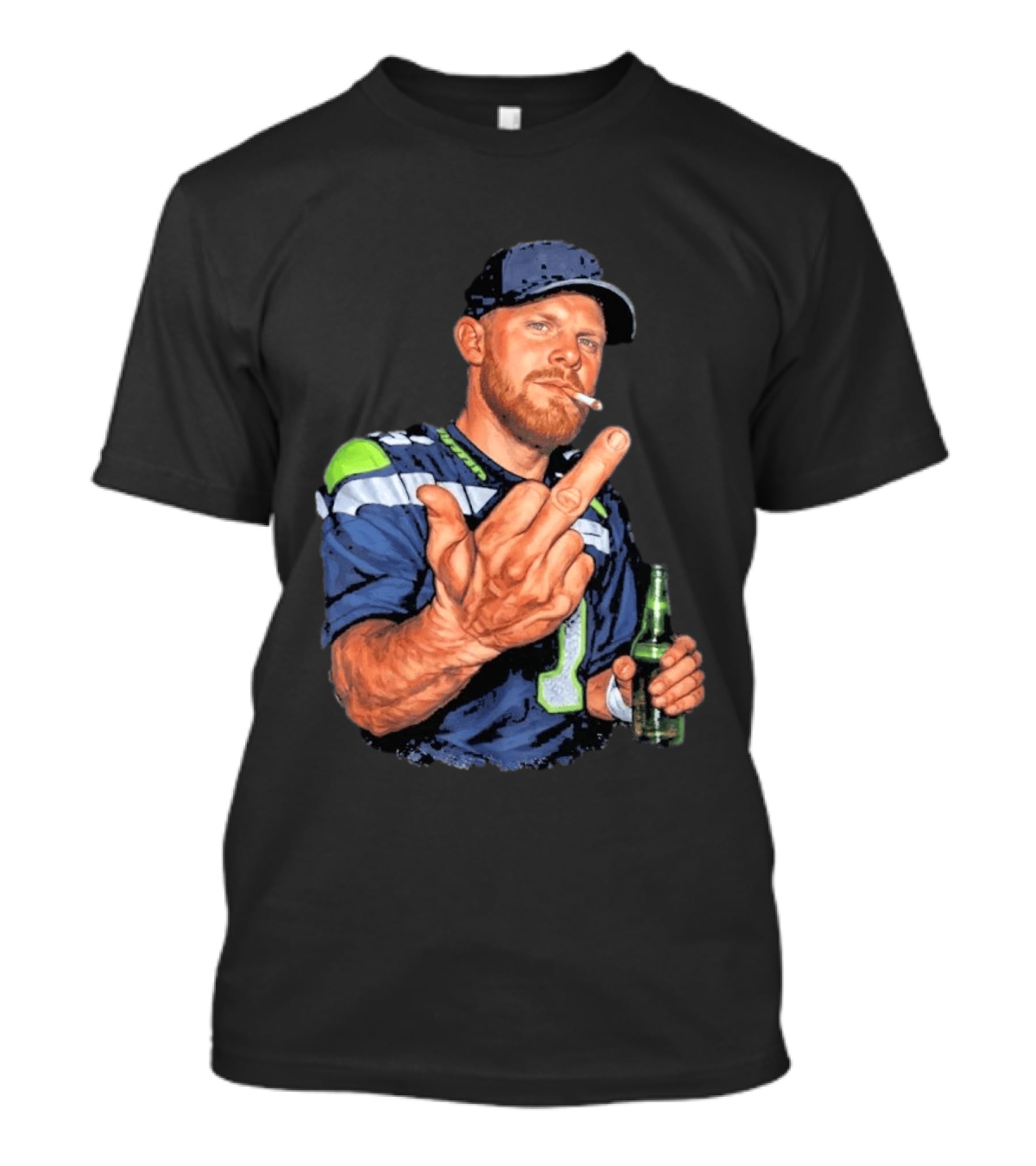 Sam Darnold Flipping Off T-Shirt