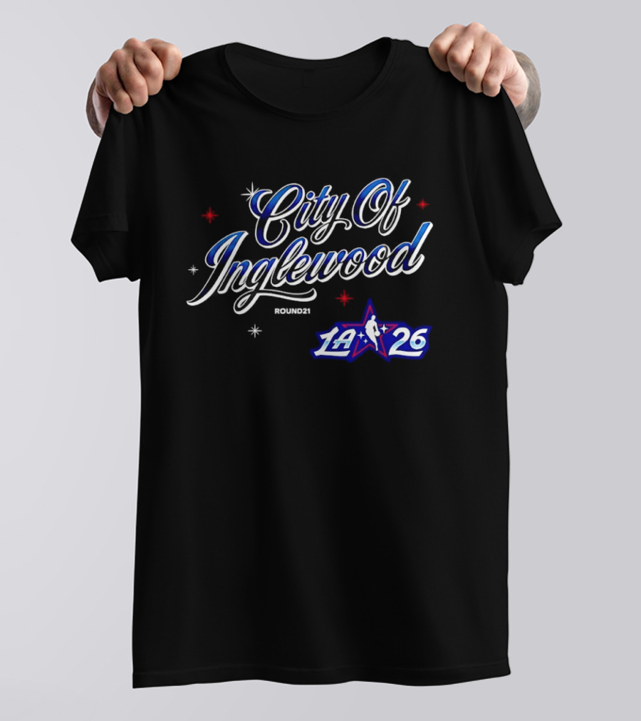 City Of Inglewood Round21 NBA All Star Game 2026 LA26 T-Shirt