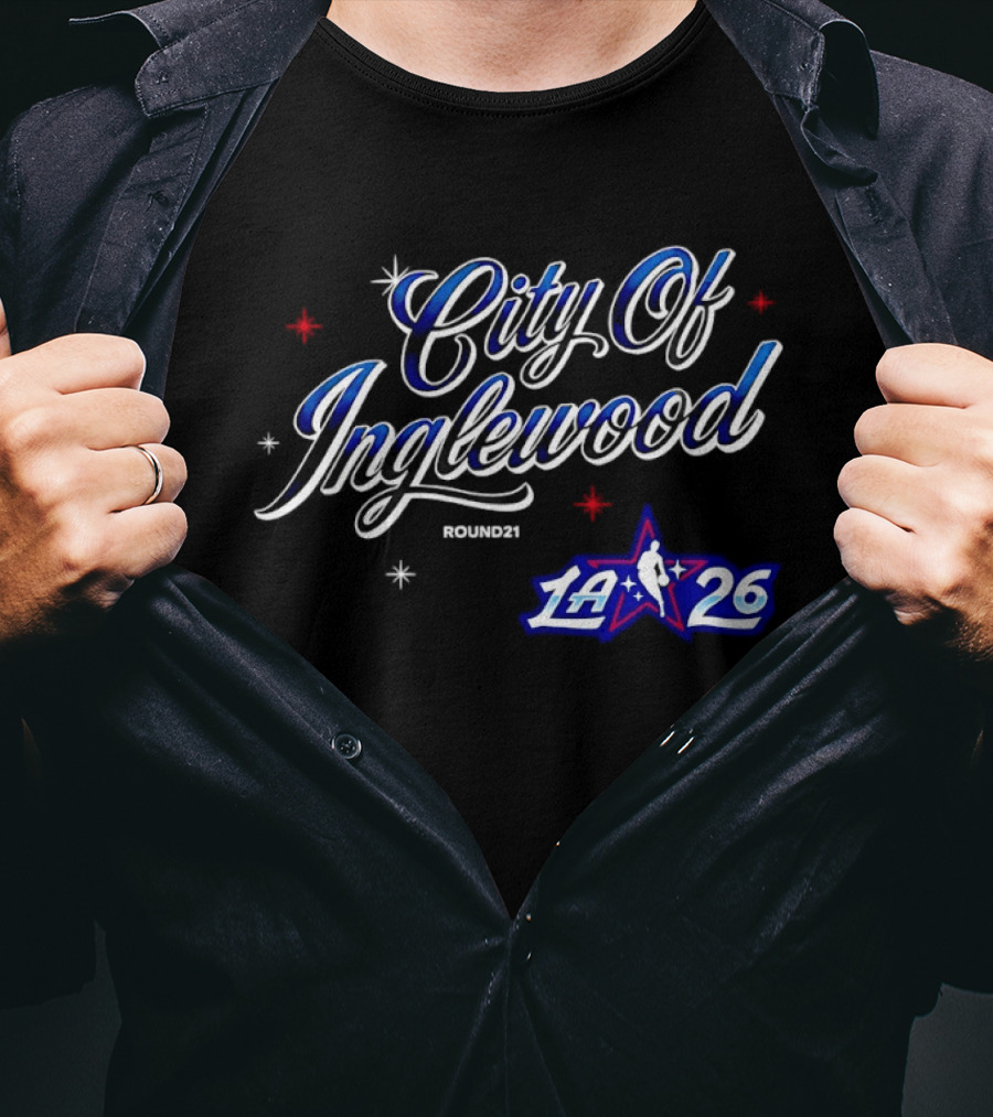 City Of Inglewood Round21 NBA All Star Game 2026 LA26 T-Shirt