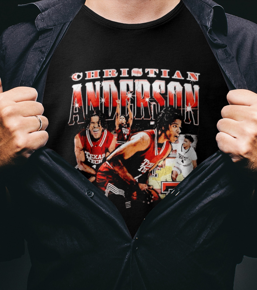 Christian Anderson Texas Tech Basketball 90s T-Shirt