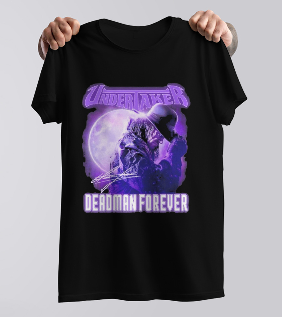Undertaker Deadman Forever Purple Moon T-Shirt