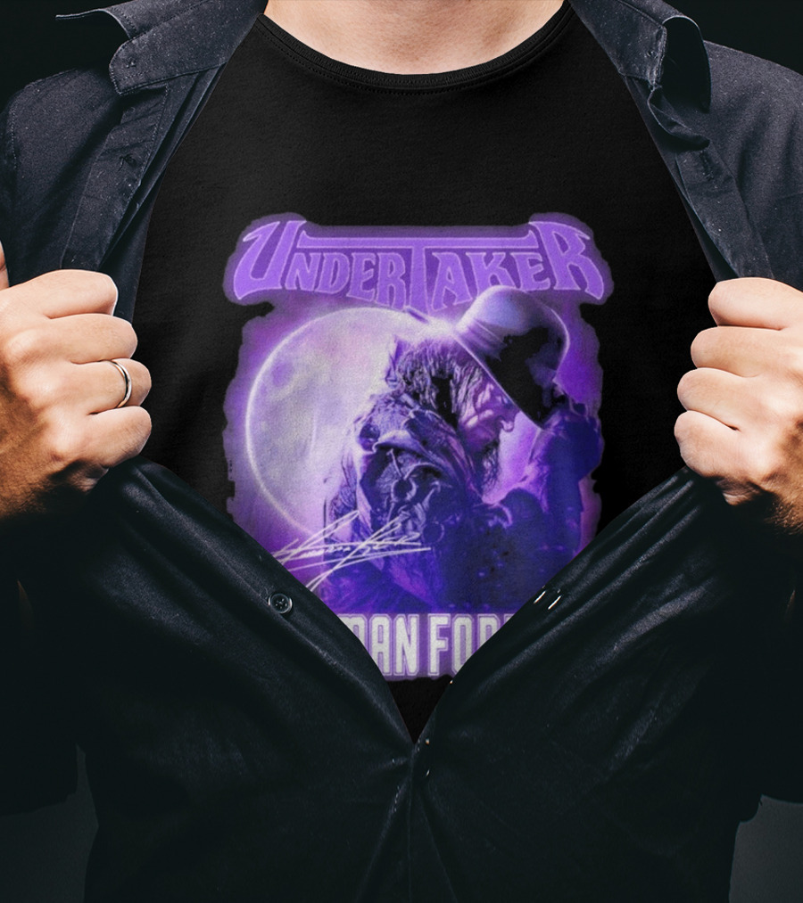Undertaker Deadman Forever Purple Moon T-Shirt
