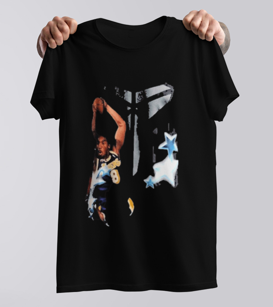 Kobe Bryant Black Mamba 8 First All Star Game Iconic Dunk Stars T-Shirt