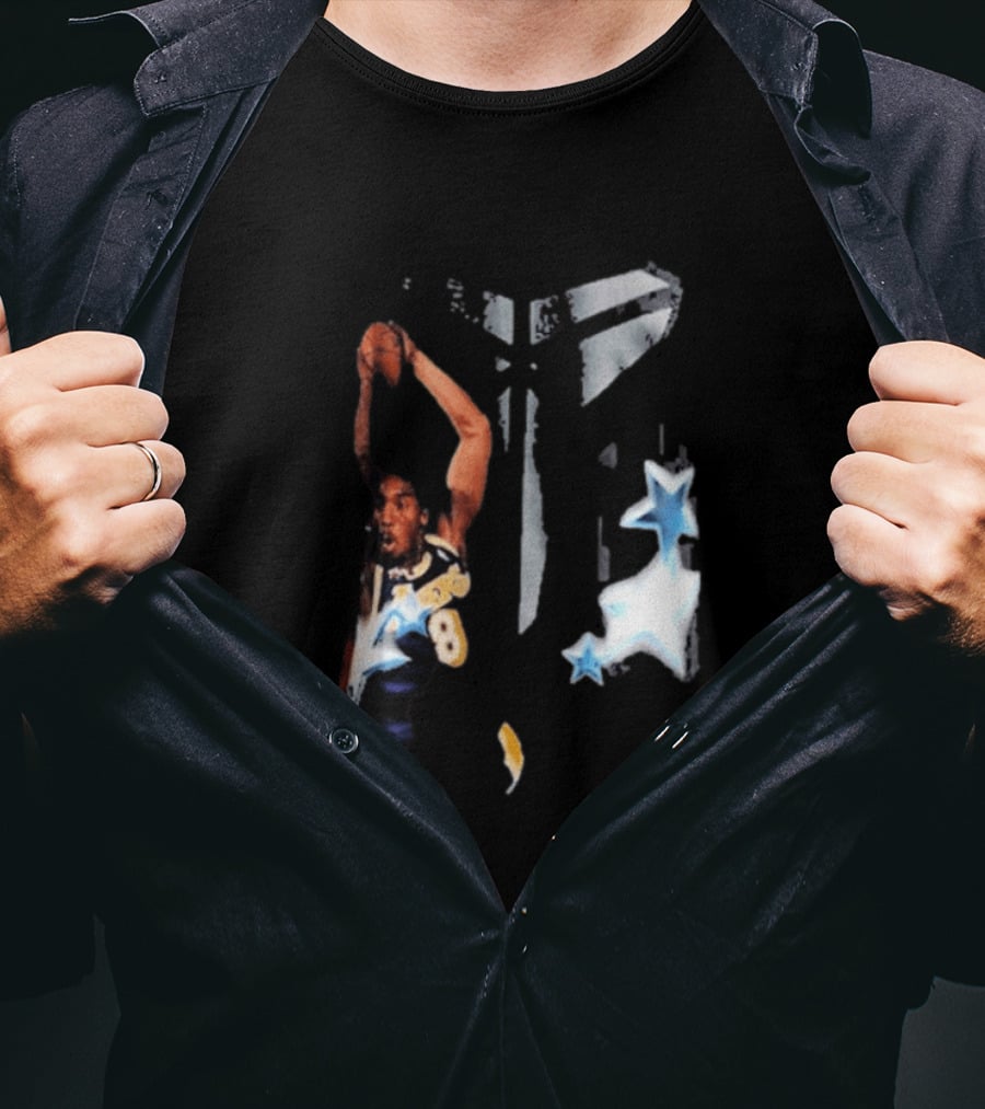 Kobe Bryant Black Mamba 8 First All Star Game Iconic Dunk Stars T-Shirt