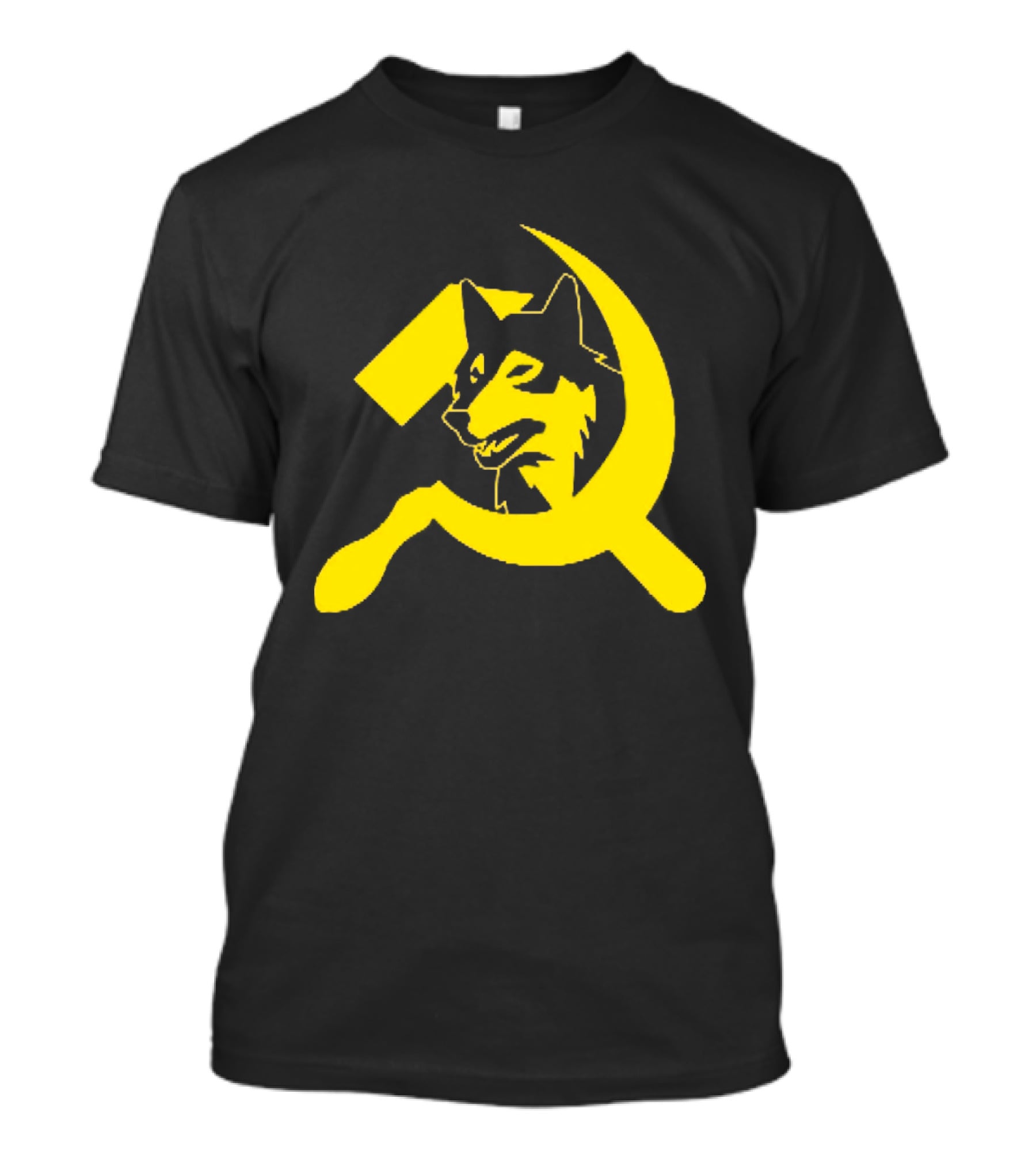 Minnesota Timberwolves Hammer Sickle Symbol Wolf Head T-Shirt