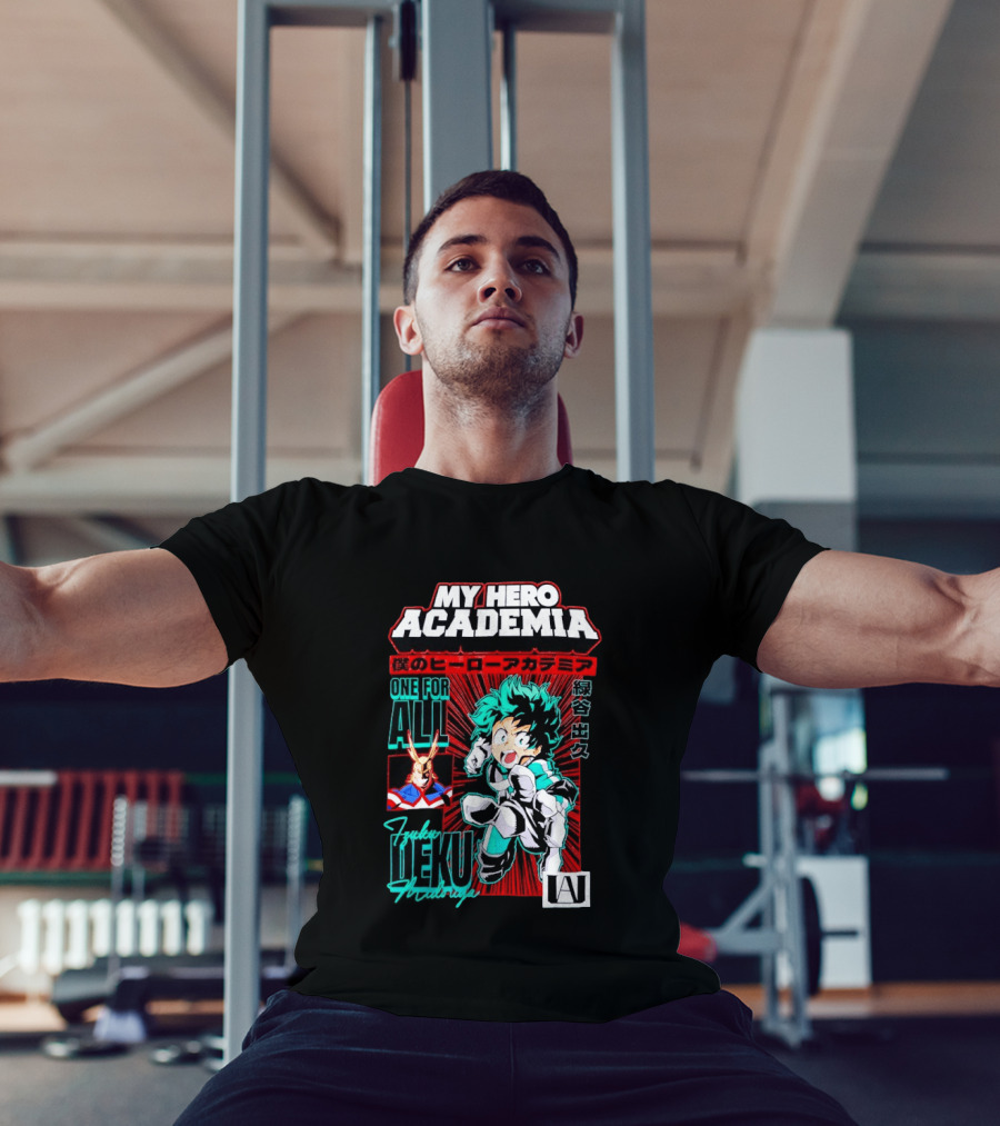 My Hero Academia Boku No Hero Deku One For All Manga T-Shirt