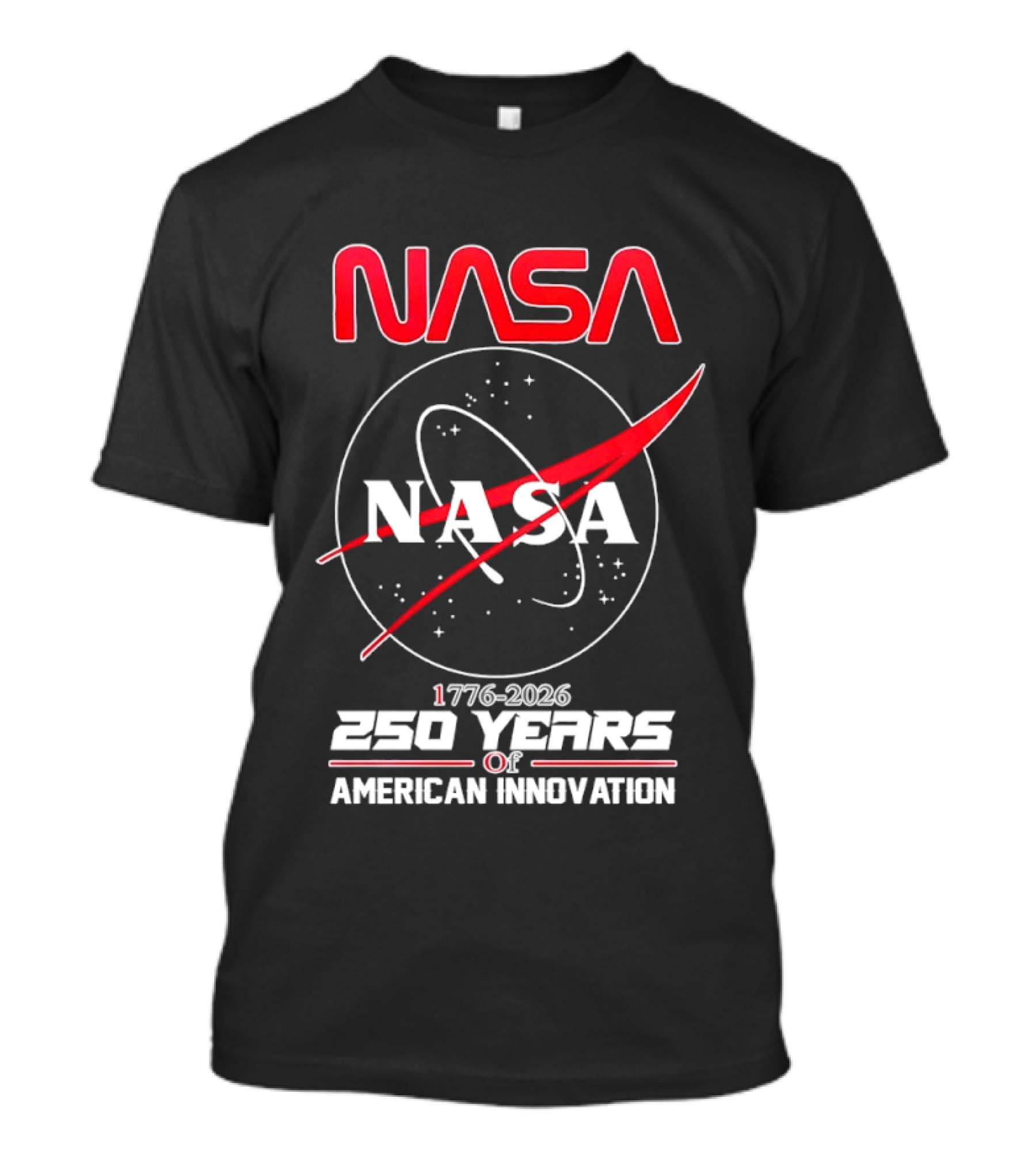 NASA 1776 2026 250 Years Of American Innovation T-Shirt