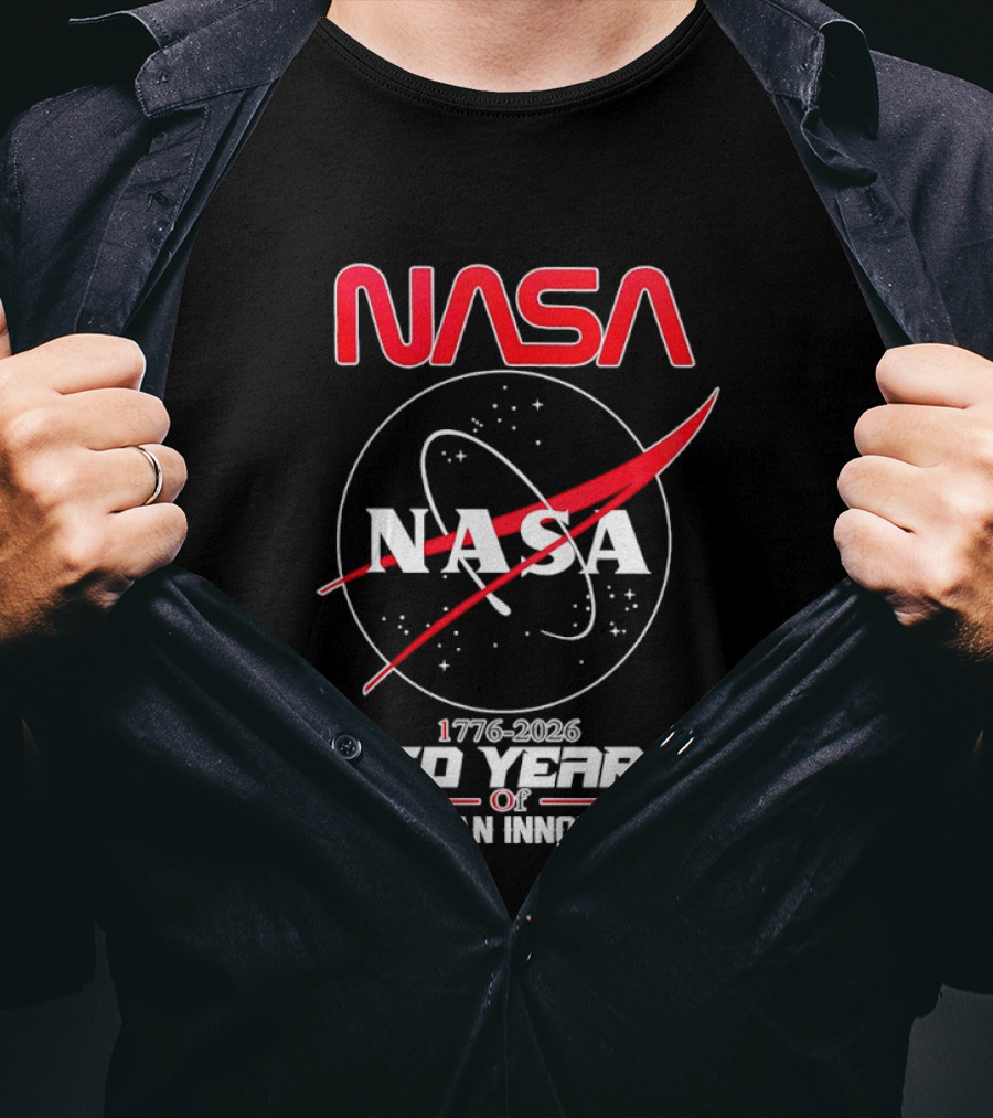 NASA 1776 2026 250 Years Of American Innovation T-Shirt
