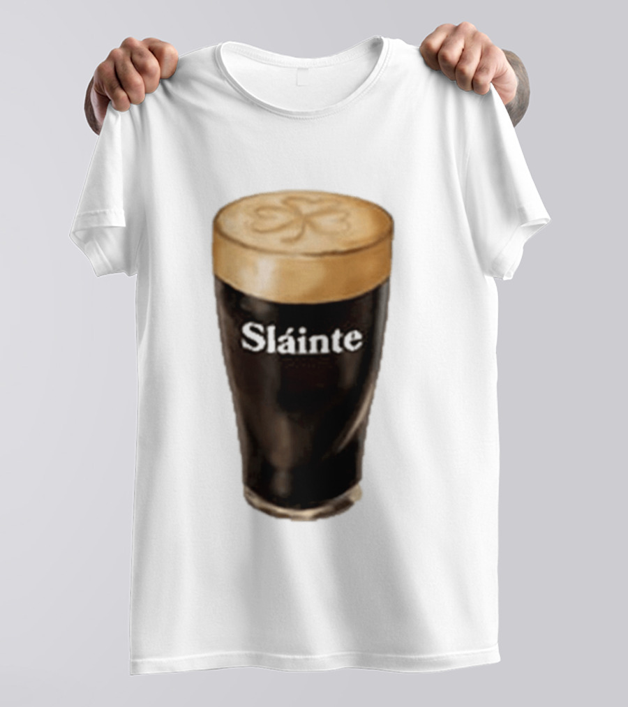 Sláinte Irish Shamrock Brew Pint T-Shirt