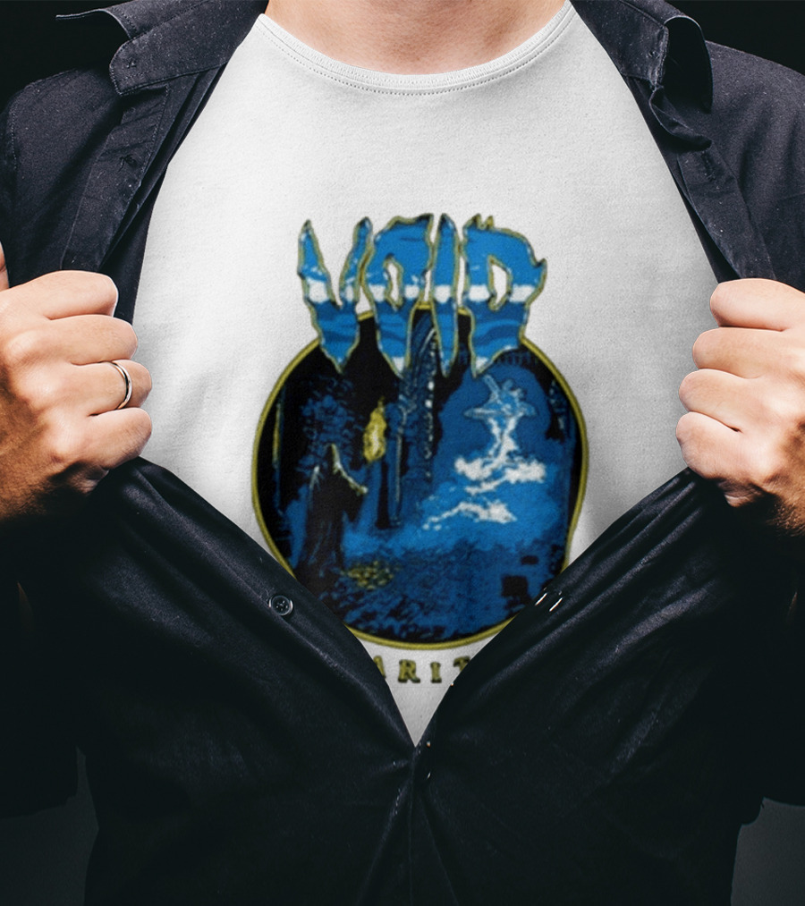 Void Apparition Blue Ghostly Scene T-Shirt