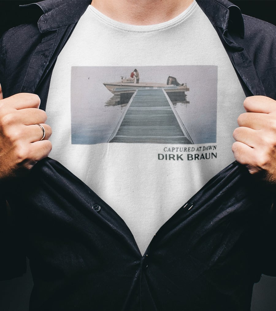 PY Boat Captured At Dawn Dirk Braun T-Shirt