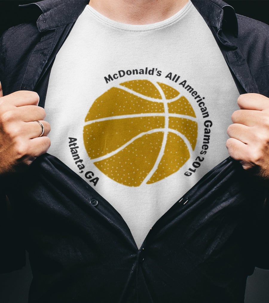 Atlanta GA McDonald's All American Game 2019 Basketball T-Shirt