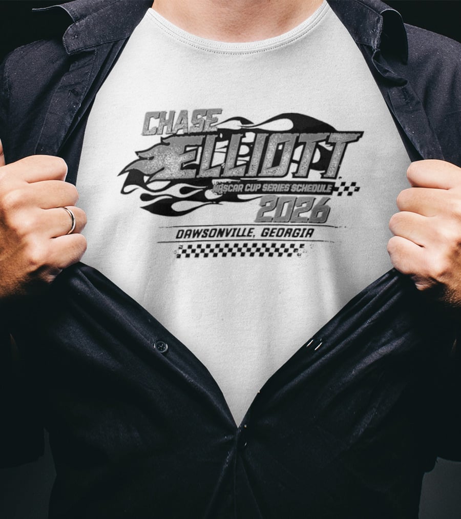 Chase Elliott NASCAR Cup Series Schedule 2026 Hendrick Motorsports Racing Team T-Shirt