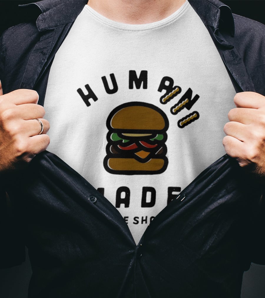 Human Made Shake Shack Hamburger T-Shirt