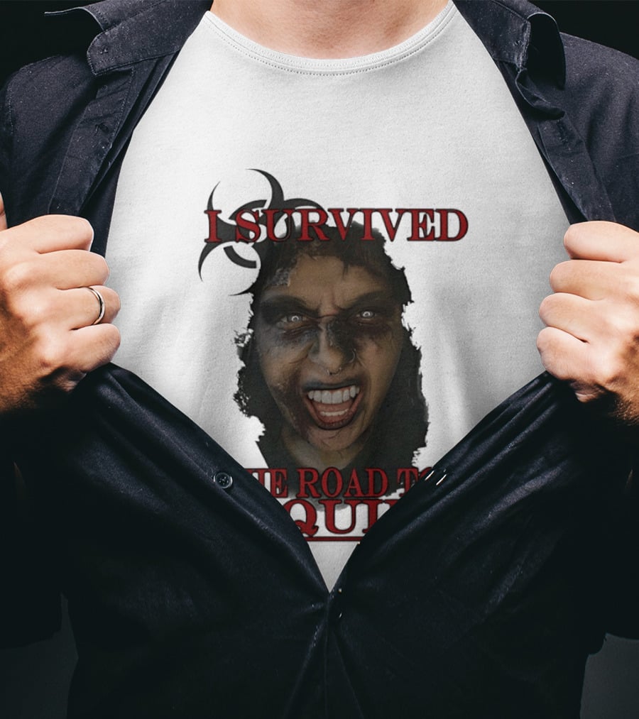I Survived The Road To Requiem Intense Face Expression T-Shirt