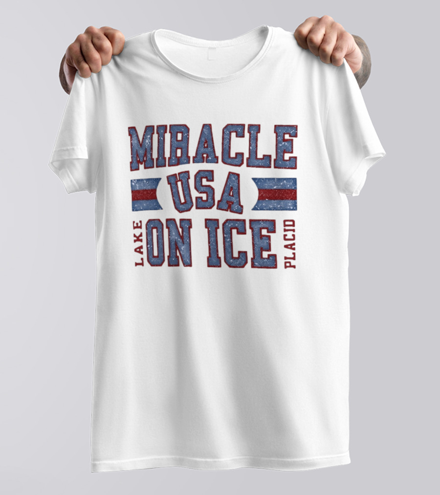 Miracle USA On Ice Lake Placid T-Shirt
