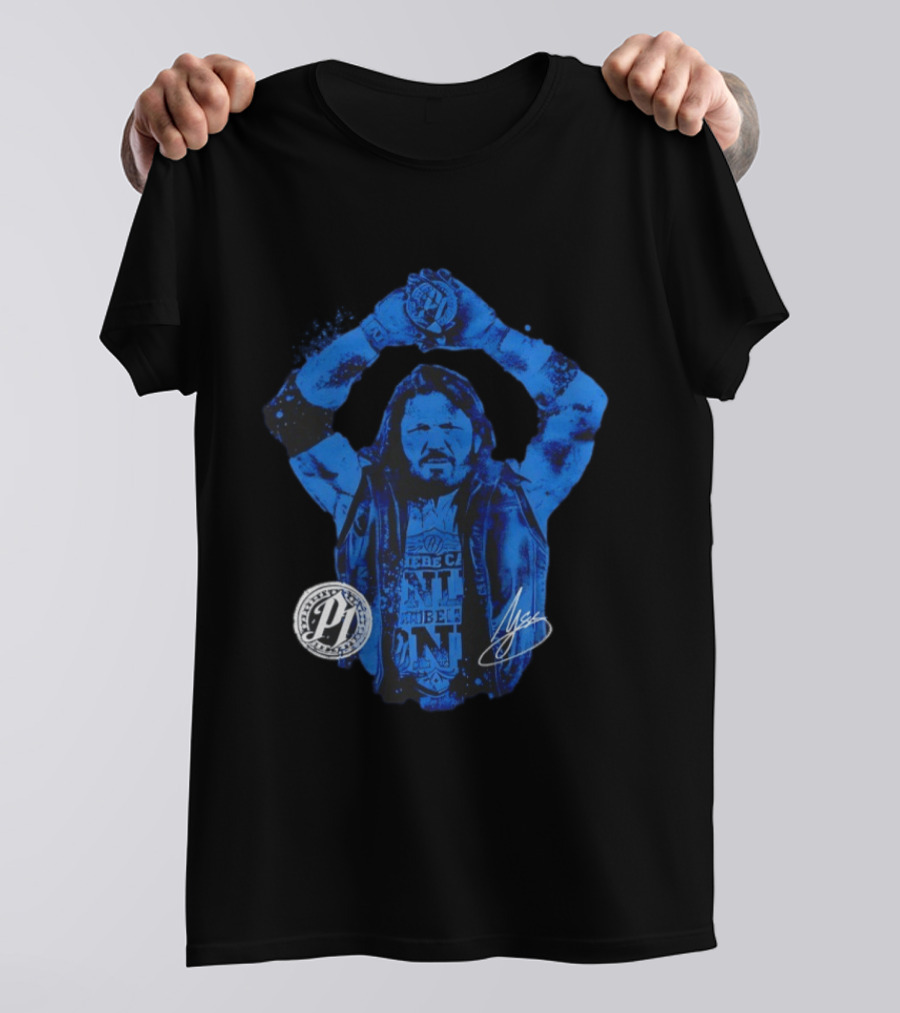 AJ Styles WWE Blue Signature Phenomenal One T-Shirt