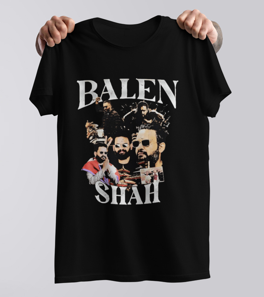Balen Shah Collage T-Shirt