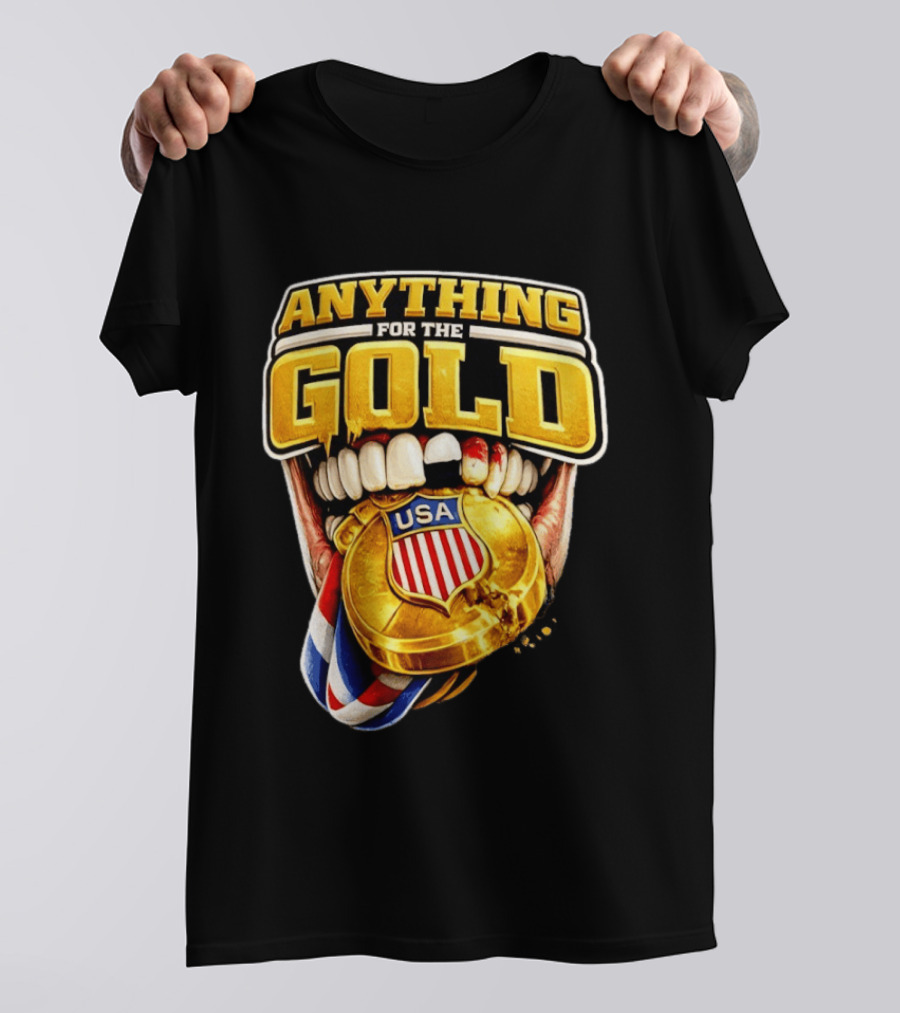 Anything For The Gold USA Medal T-Shirt