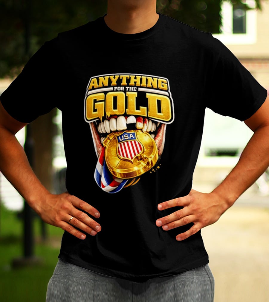 Anything For The Gold USA Medal T-Shirt