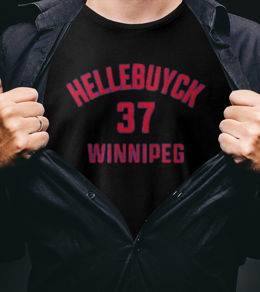 Hellebuyck 37 Winnipeg Jets Hockey T-Shirt