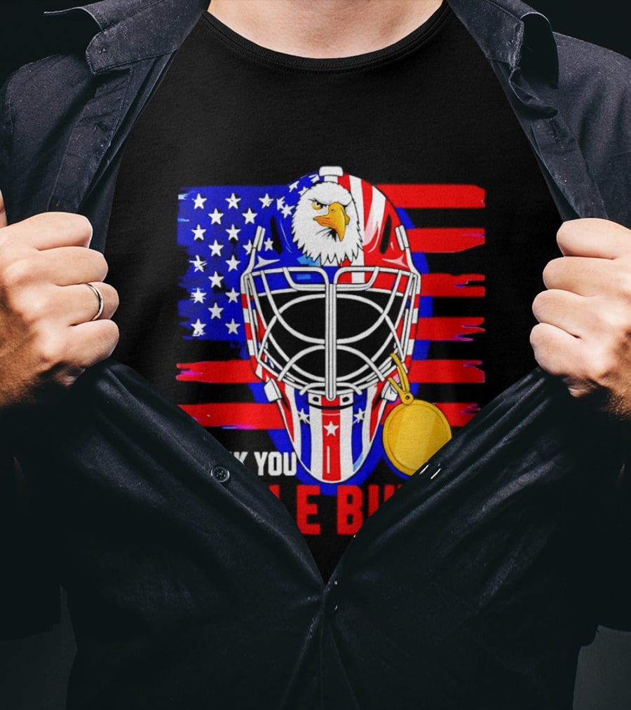 Thank You Uncle Buyck USA Hockey Eagle American Flag Olympic 2026 T-Shirt