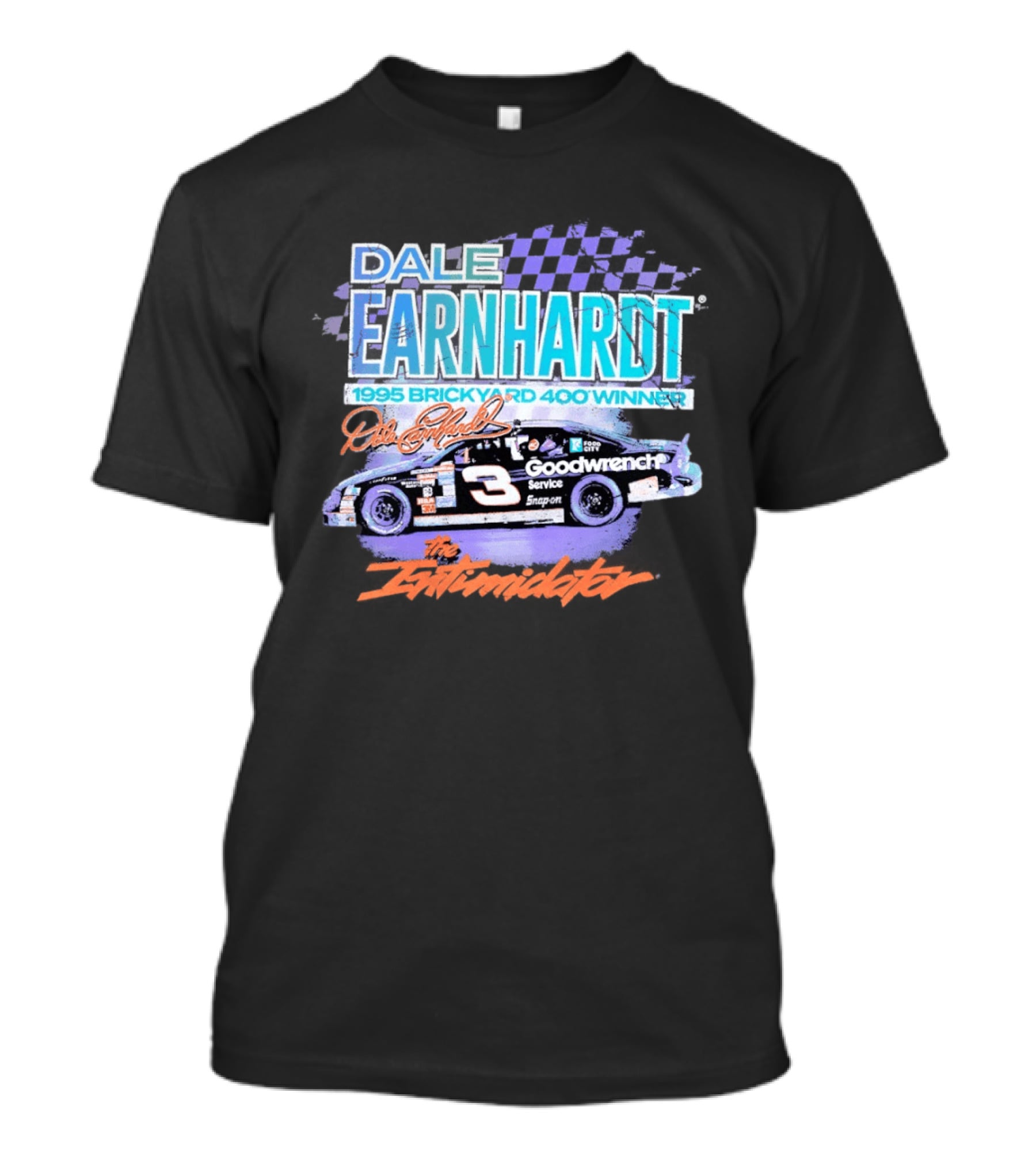 Dale Earnhardt 1995 Brickyard 400 Winner The Intimidator Goodwrench Service T-Shirt