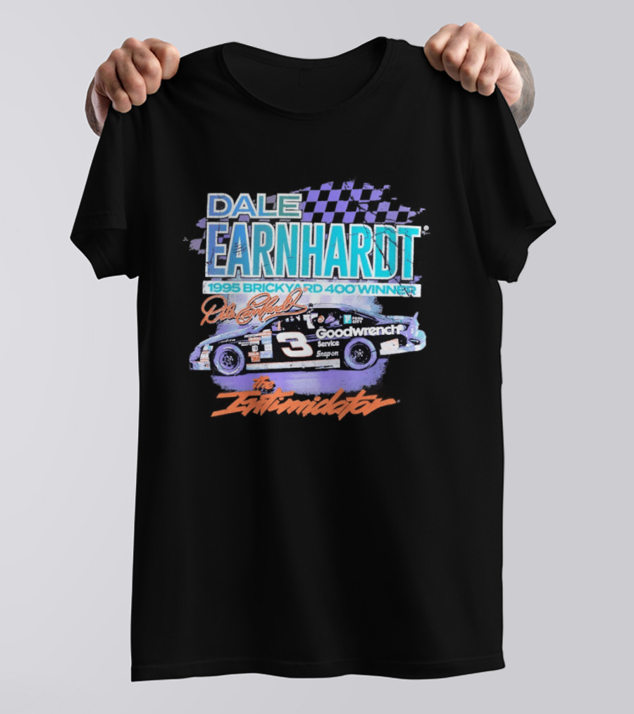 Dale Earnhardt 1995 Brickyard 400 Winner The Intimidator Goodwrench Service T-Shirt