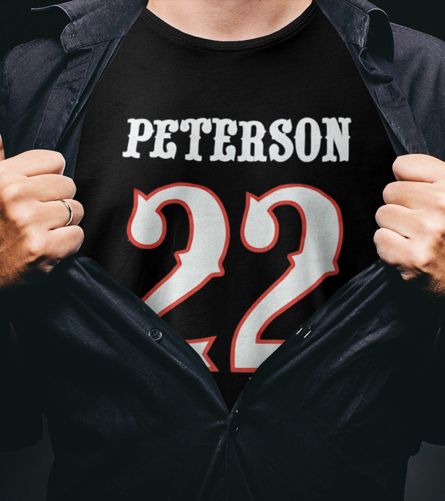 Darryn Peterson 22 Kansas Jayhawks Basketball T-Shirt