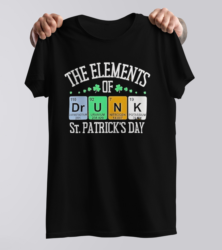 The Elements Of Drunk St. Patrick's Day T-Shirt