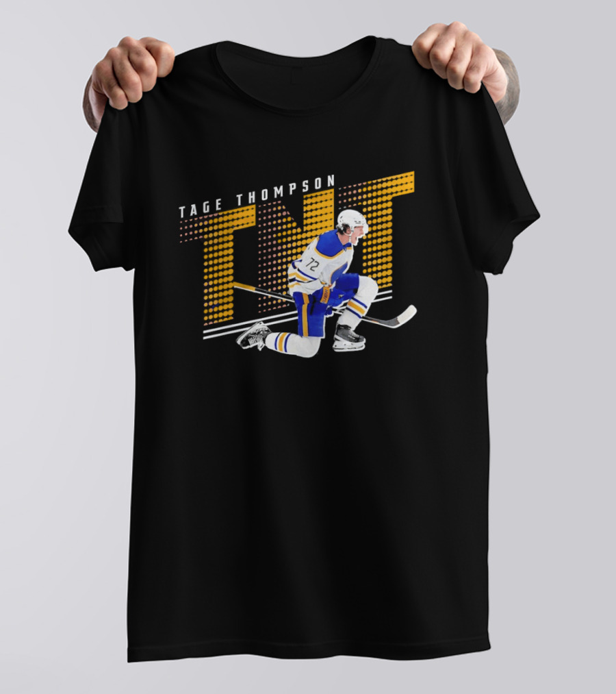 Tage Thompson TNT Buffalo Sabres Hockey Player Action T-Shirt