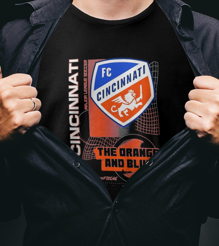 FC Cincinnati The Orange And Blue Soccer Pride T-Shirt