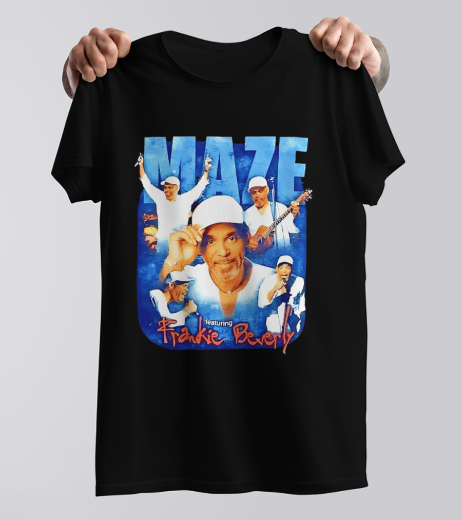 Maze Featuring Frankie Beverly Collage With Performances T-Shirt