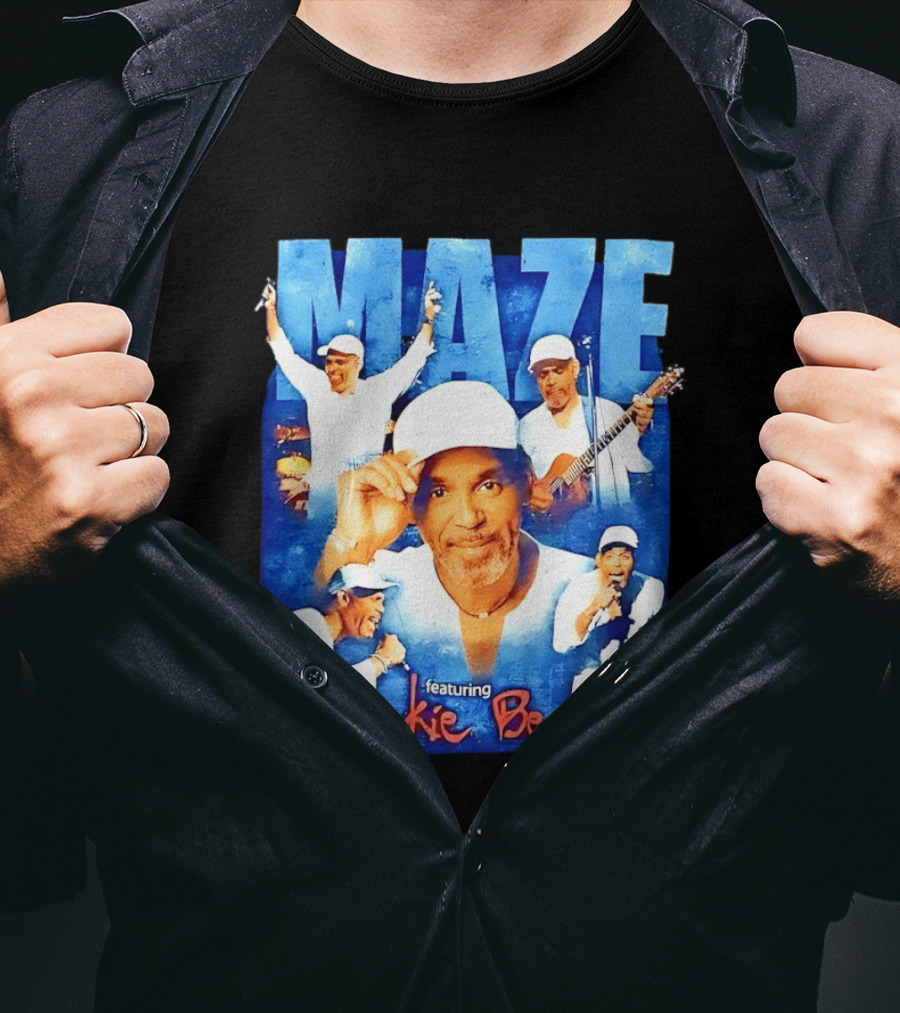 Maze Featuring Frankie Beverly Collage With Performances T-Shirt