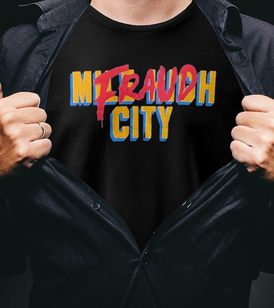 Milrauch Fraud City Bold Colorful T-Shirt