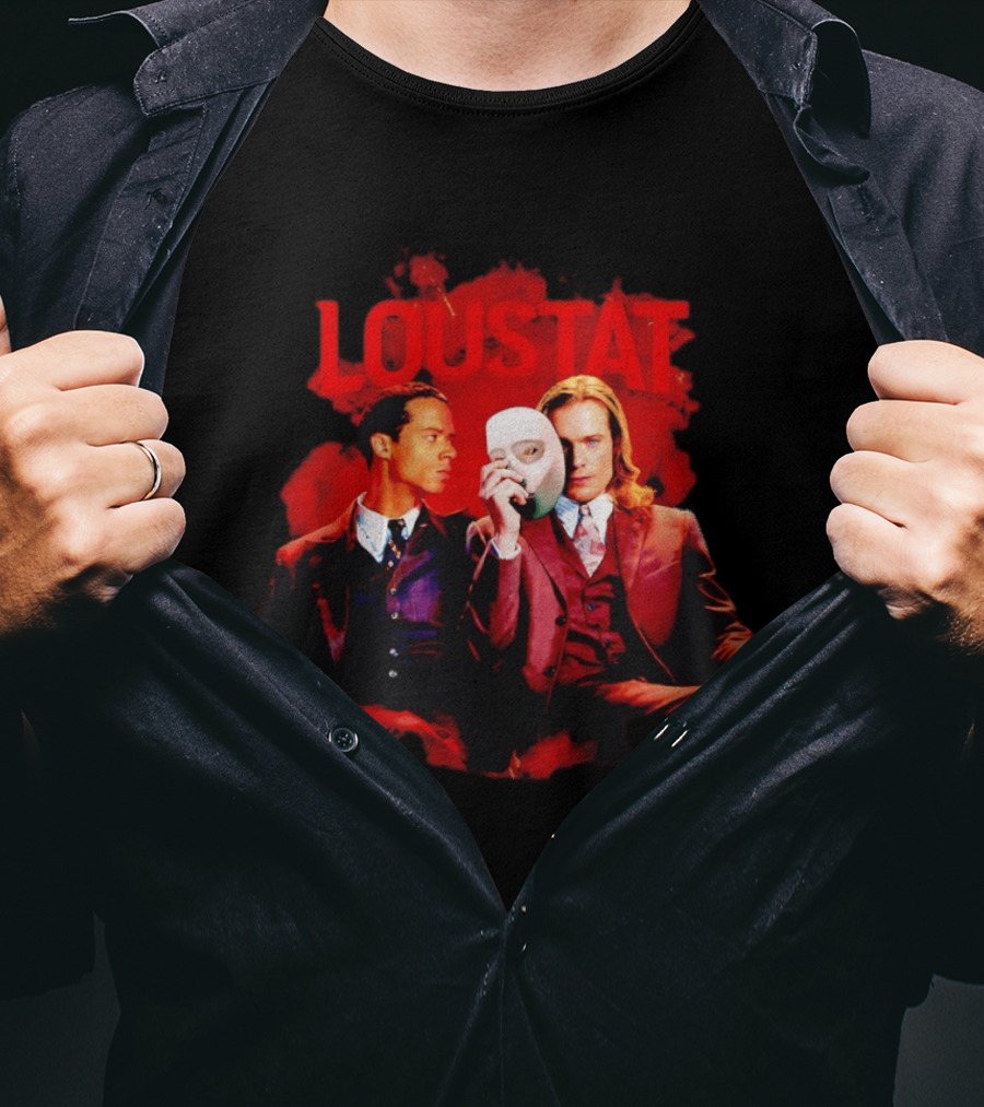Anne Rice Interview With The Vampire Loustat Masked Characters T-Shirt