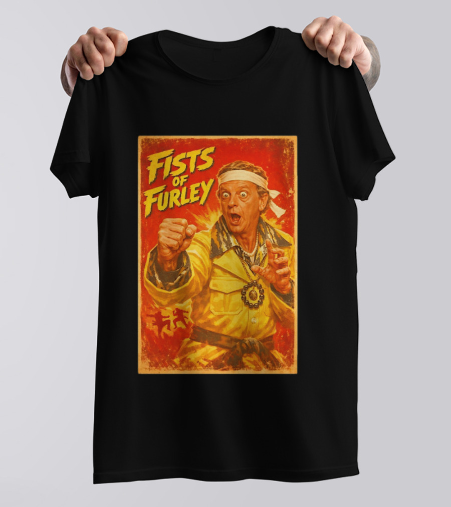 Fists Of Furley Retro Karate Kung Fu Master T-Shirt