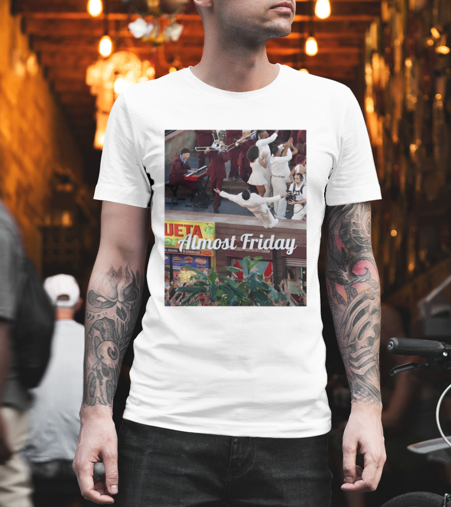 Almost Friday Bad Bunny Un Verano Sin Ti Party Scene T-Shirt