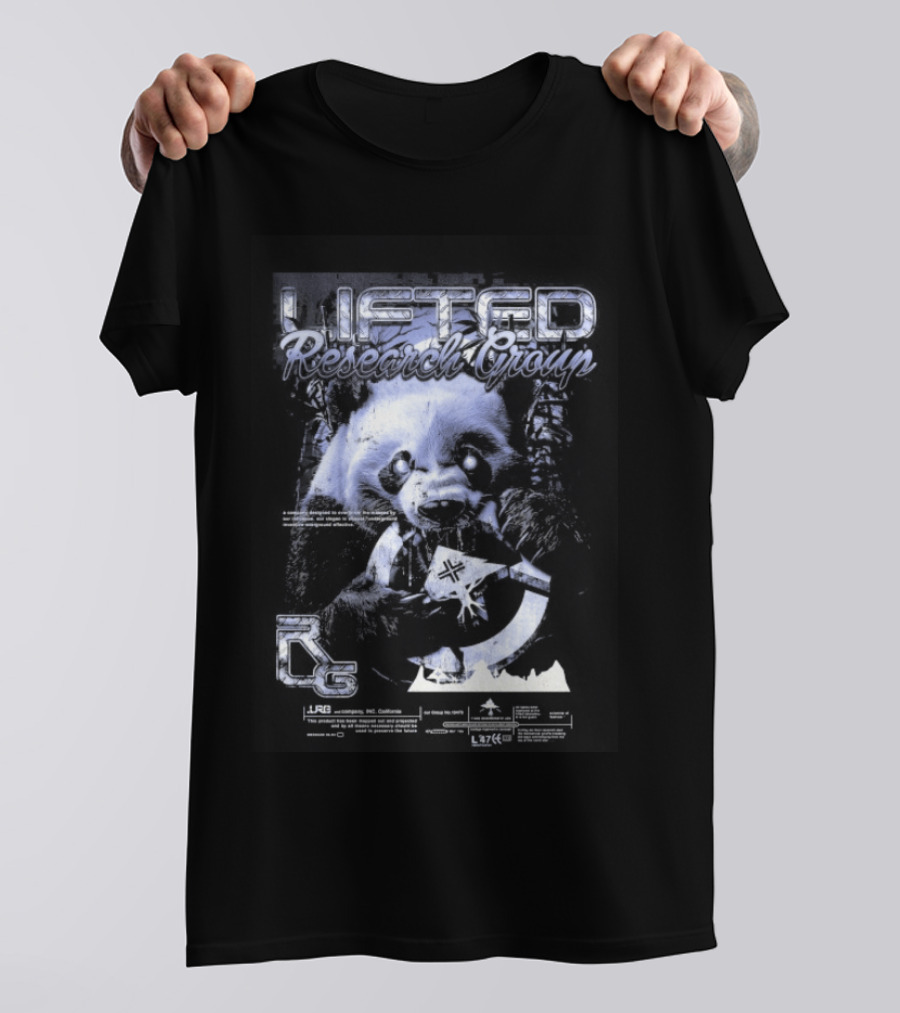 Lifted Research Group Pandamonium Panda Boxer Gloves T-Shirt