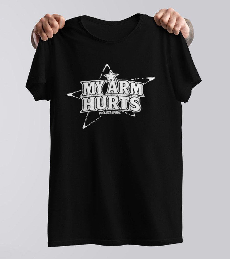 My Arm Hurts Project Spiral Star T-Shirt