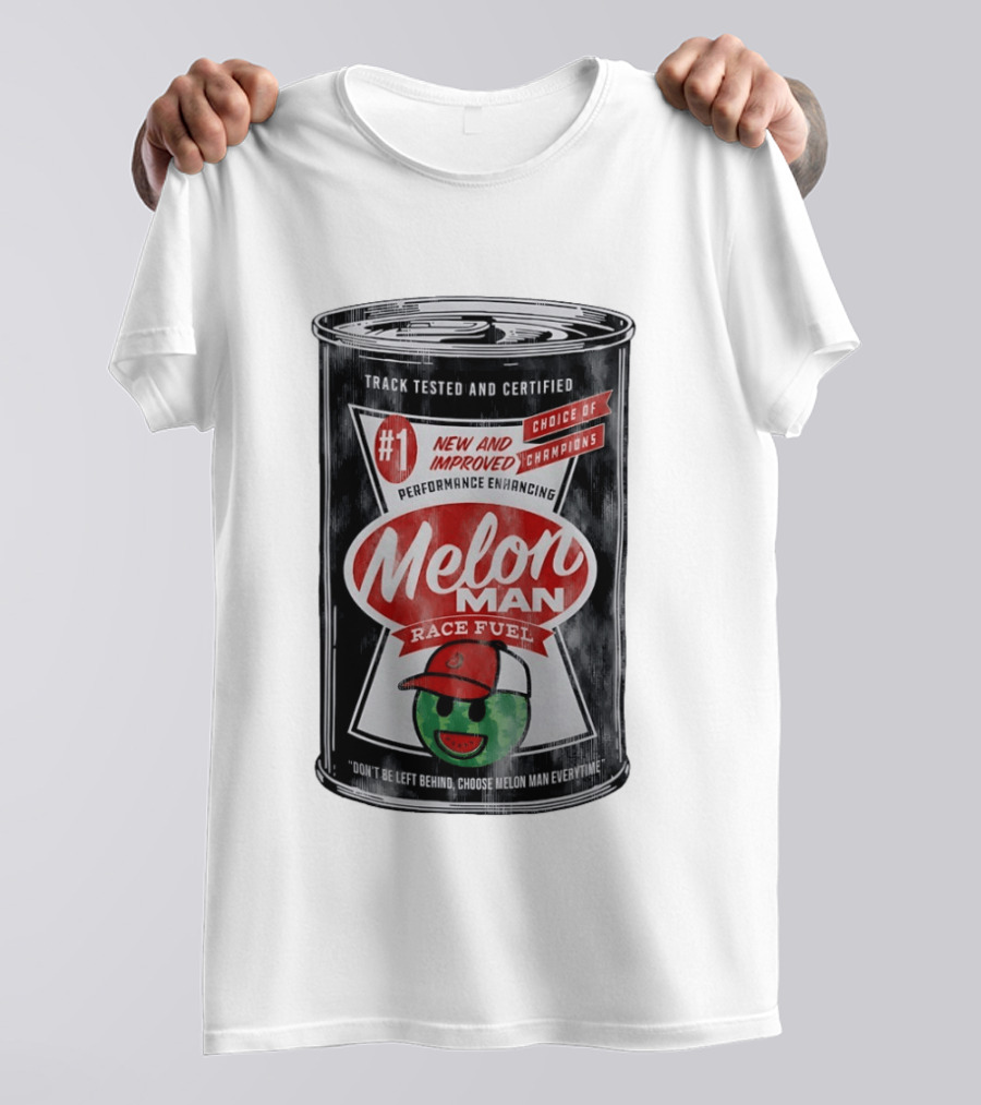 Ross Chastain #1 Melon Man Race Fuel Track Tested Performance Enhancing T-Shirt