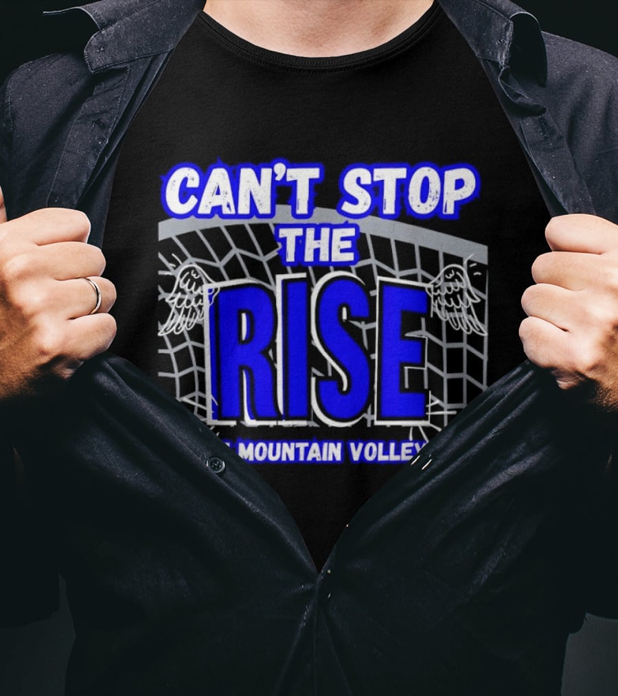 Can't Stop The Rise Eagle Mountain Volleyball Net Wings T-Shirt