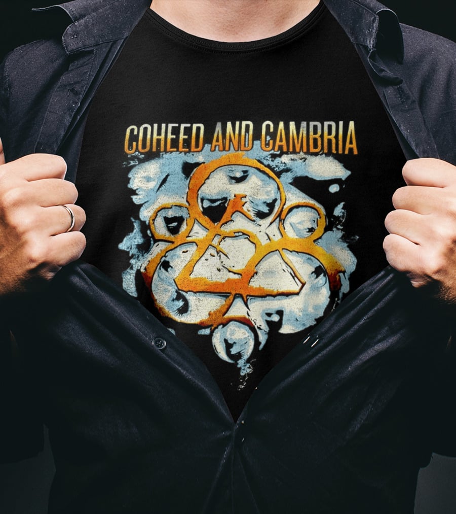 Coheed And Cambria Keywork Symbol With Artistic Texture T-Shirt