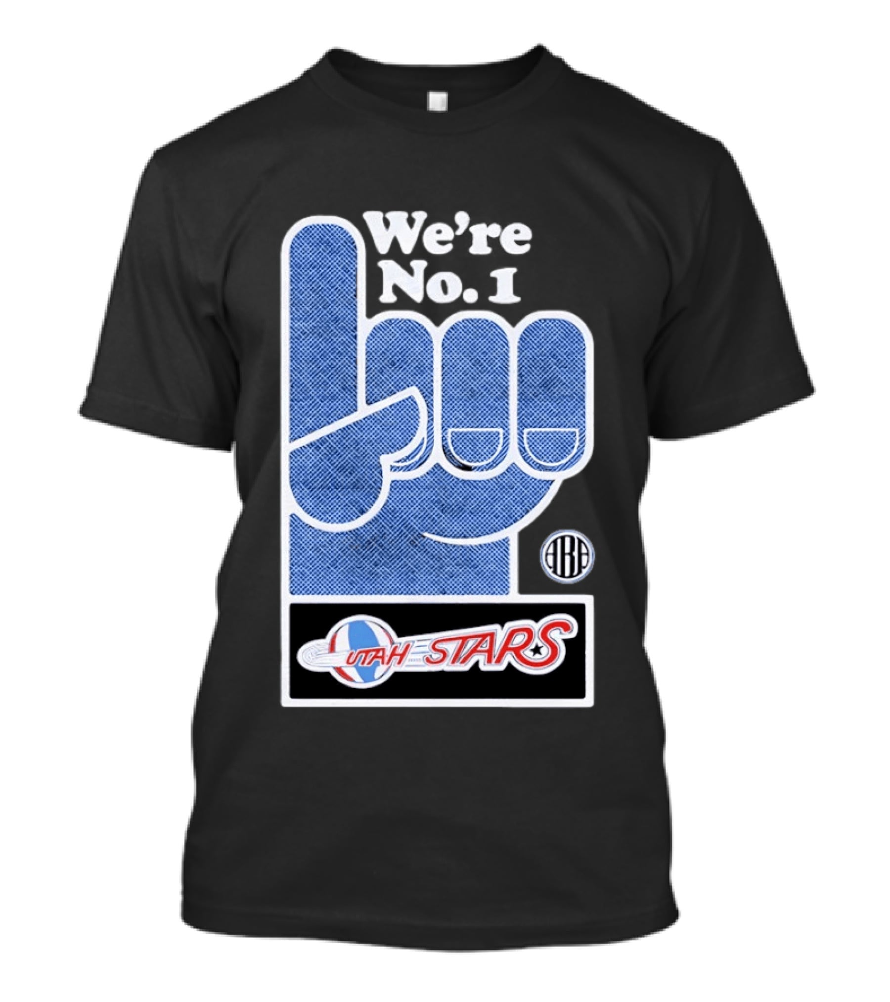 Utah Stars 1971 ABA Champs We're No 1 Foam Finger T-Shirt