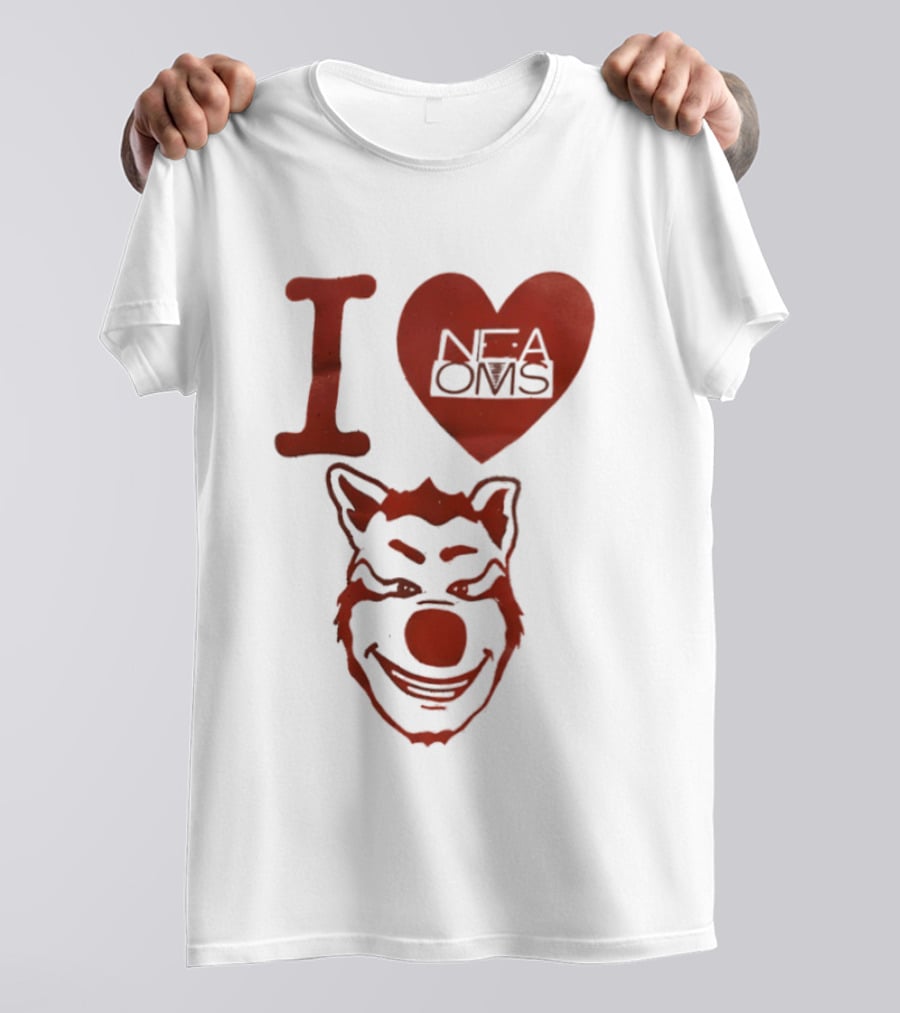 I Love NFAOMS Arkansas State Red Wolves Basketball T-Shirt
